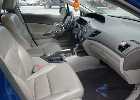 2012 Honda Civic Ex-L из США, поврежденный, VIN 19XFB2F95CE026997